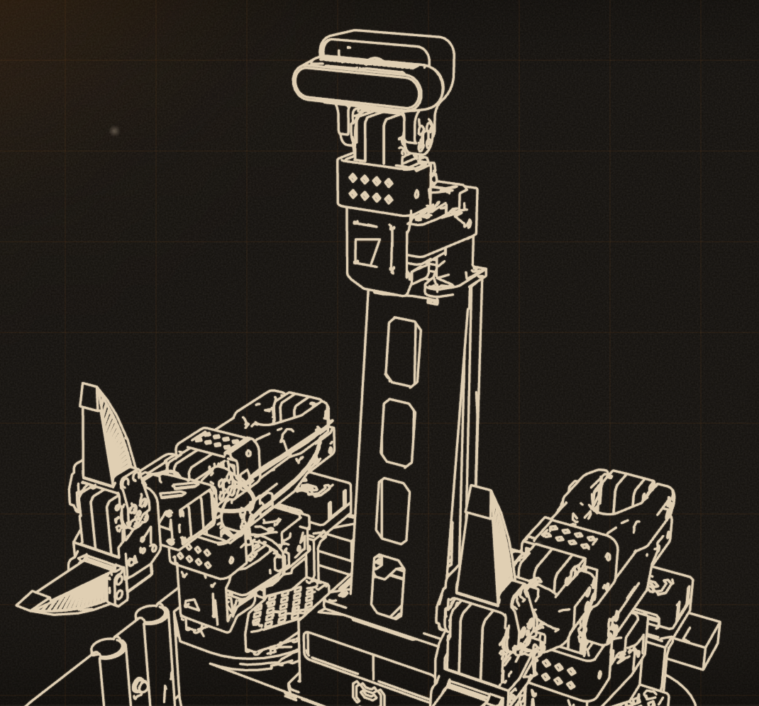 Line-art schematic of the XLeRobot bimanual mobile manipulator